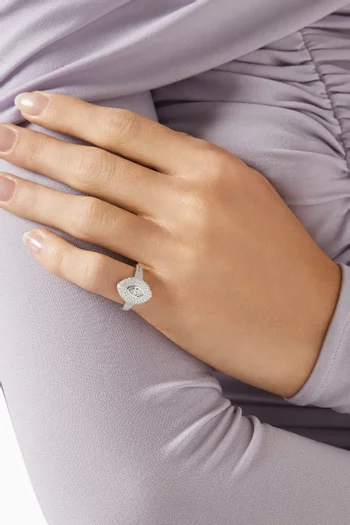 Marquise Diamond Pinky Ring in 18kt White Gold