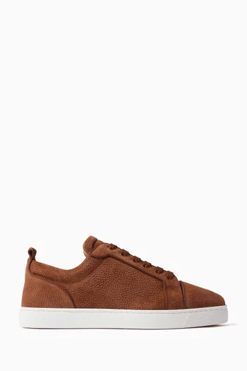 Louis Junior Low-Top Sneakers in Textured Leather