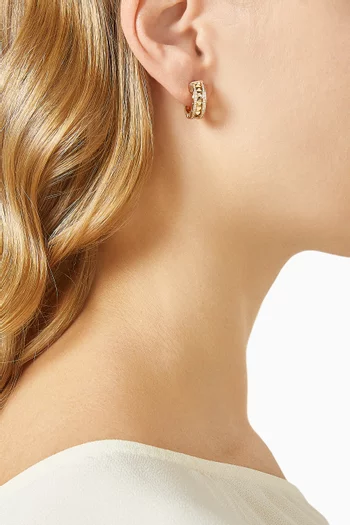 B.zero1 Pavé Diamond Earrings in 18kt Gold