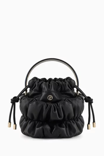 Cloud Bucket Bag in Leather