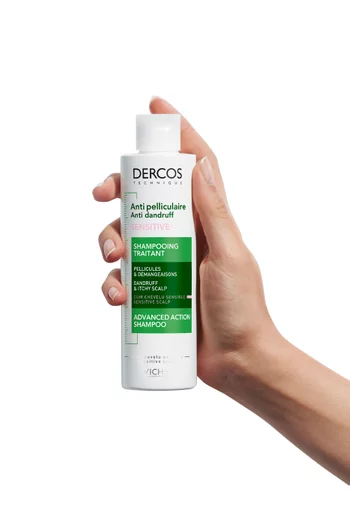 Dercos Anti Dandruff Shampoo for Sensitive Scalp, 200ml