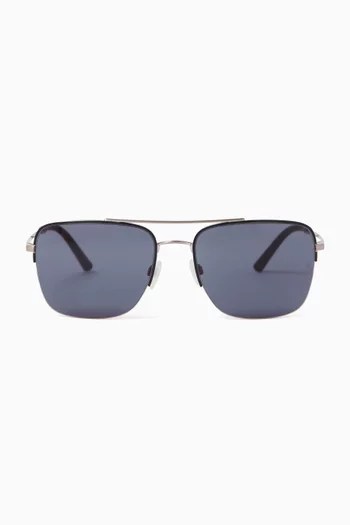 x Roger Federer R-2 Sunglasses in Metal