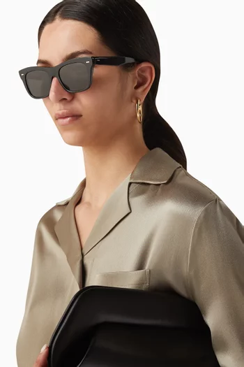 Ms. Oliver Square-frame Sunglasses in Acetate