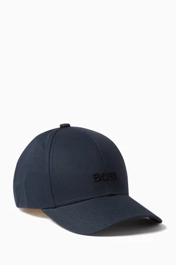 Logo-embroidered Cap in Cotton-twill