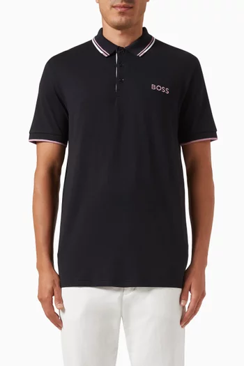 Logo Polo Shirt in Cotton-blend