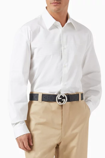 Monogram Belt in GG Canvas