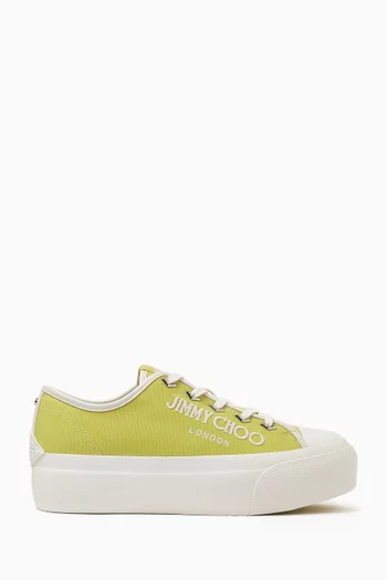 Yellow platform sneakers cheap
