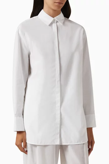 Button-front Shirt in Organic Cotton