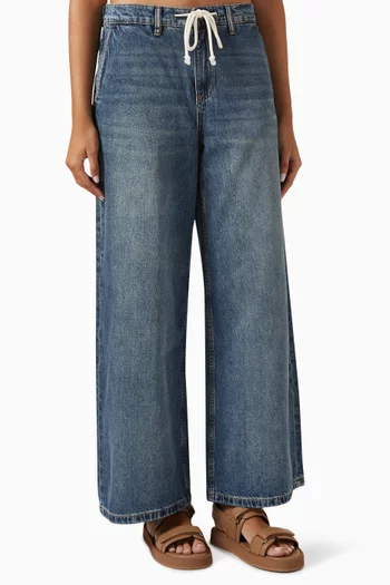Wide-leg 433 Jeans in Cotton-denim