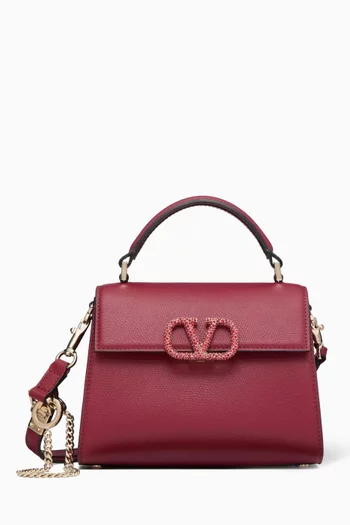 Valentino Garavani Mini VSLING Handbag in Grainy Calfskin