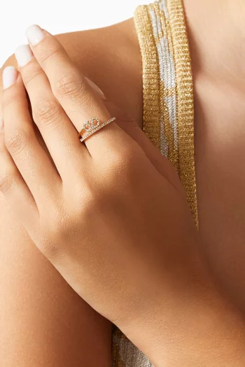 Valentino Garavani VLOGO Signature Swarovski® Ring in Metal