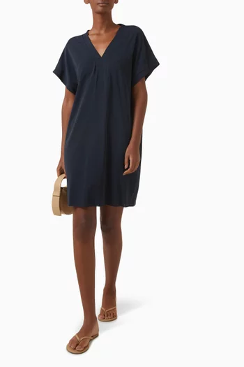 Tali Short Tunic in Crêpe-jersey