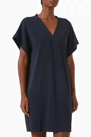 Tali Short Tunic in Crêpe-jersey