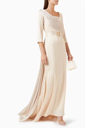 Draped Maxi Dress