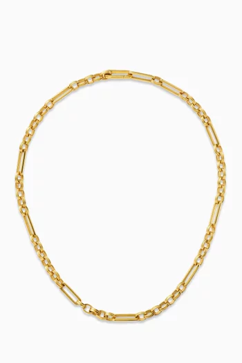 Axiom Chain Necklace in 18kt Gold Plated Brass