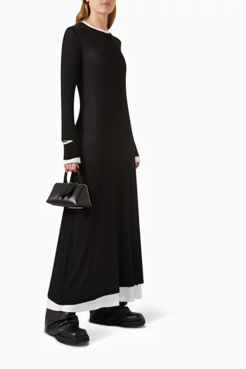 Double Layer Dress in Lyocell