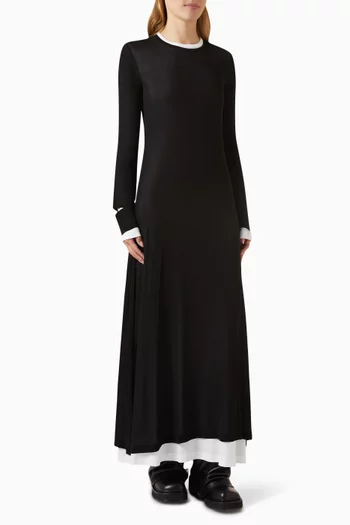 Double Layer Dress in Lyocell