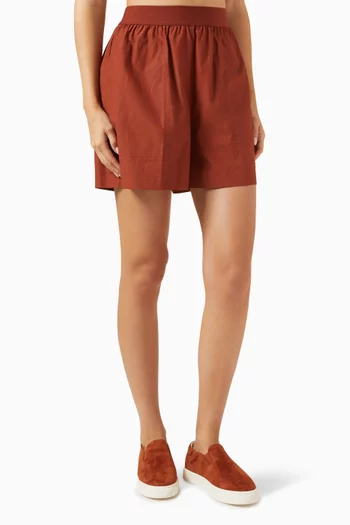 Relaxed Shorts in Cotton