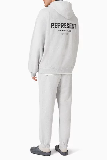 Owners Club Logo Hoodie in Loopback Jersey