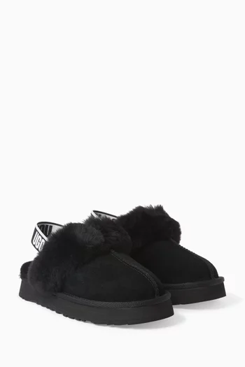Funkette Slippers in Suede