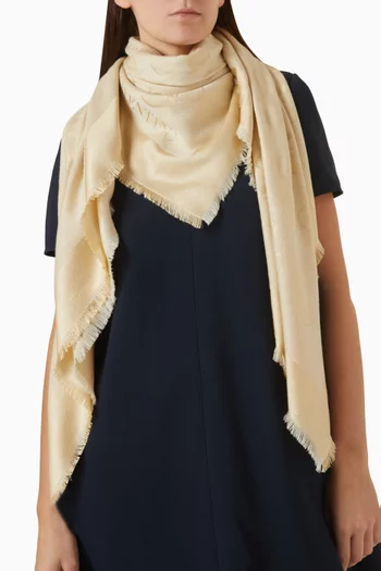 Valentino Garavani VLOGO Signature Scarf in Silk-blend