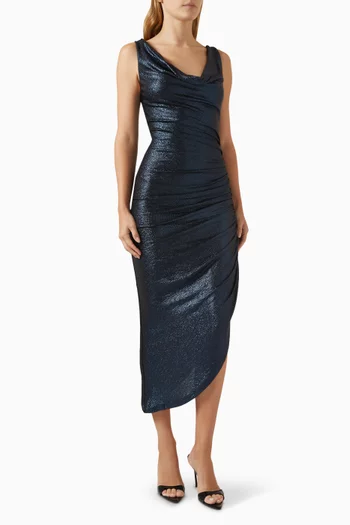 Jemima Ruched Midi Dress