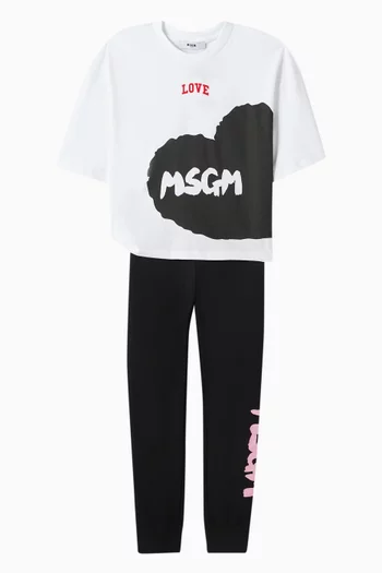 Sweatpants in Stretchy Cotton