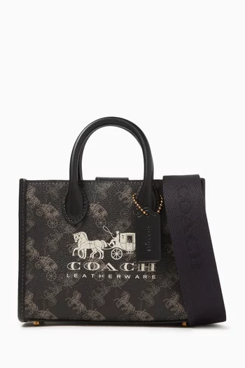 Ace 17 Logo-print Tote Bag in Coated Canvas