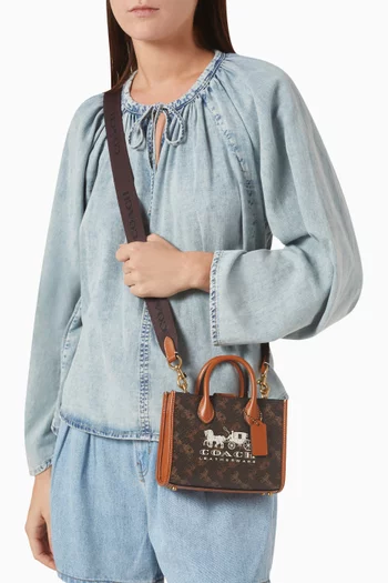 Ace 17 Logo-print Tote Bag in Coated Canvas
