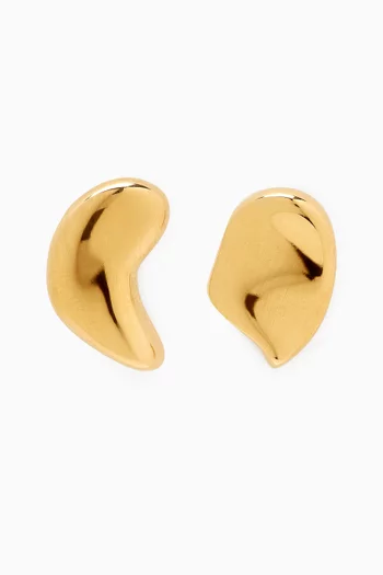 Sum of Parts Stud Earrings in 18kt Gold Vermeil