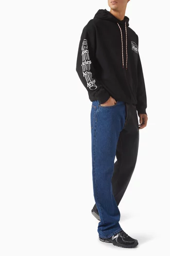 Temple Logo Hoodie in Cotton