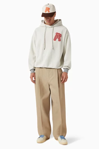 Reverse Column A Hoodie in Brushed-fleece