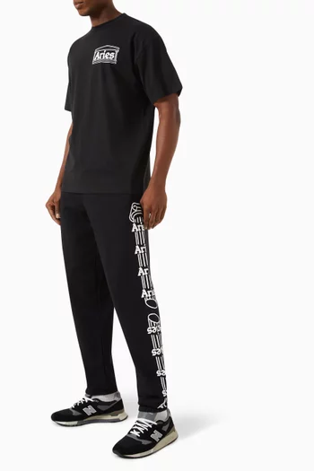 Column Sweatpants in Cotton