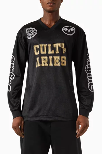 Cult Leader Airtex T-shirt in Mesh