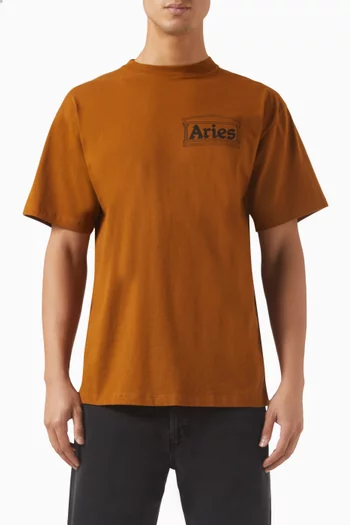 Aries Temple T-shirt in Cotton