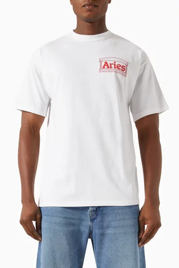 Aries Temple T-shirt in Cotton