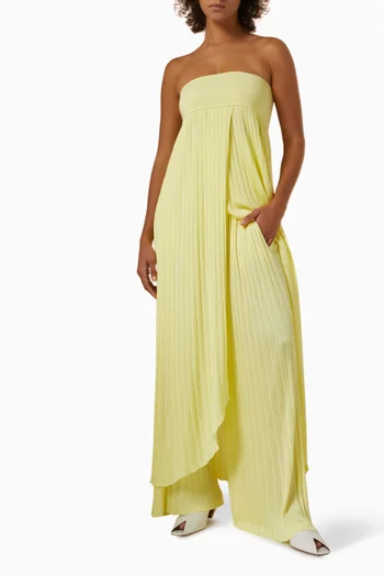 Pleated Pants in Viscose-knit