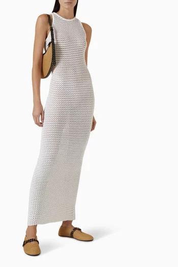 Tube Dress in Waffle-knit