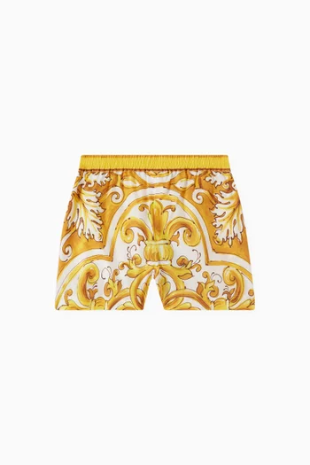 Maiolica Shorts in Cotton