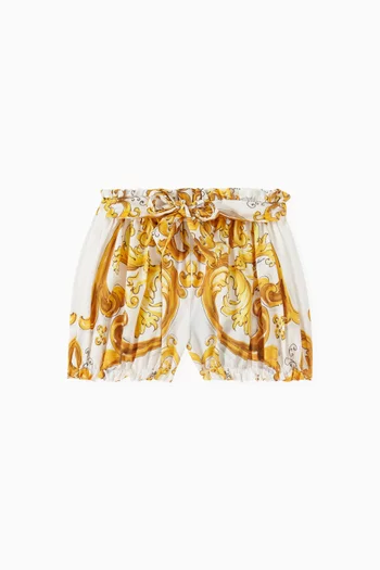 Maiolica Shorts in Cotton