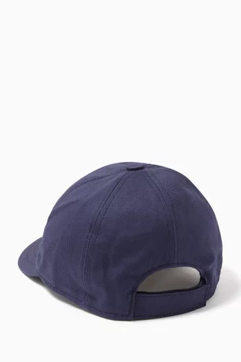 Logo Baseball Cap in Cotton-twill