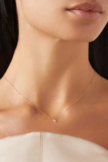 Diamond Necklace in 18kt Rose Gold