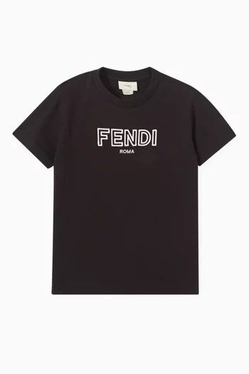 Shop Fendi T Shirts for Boys in UAE Dubai Online Ounass