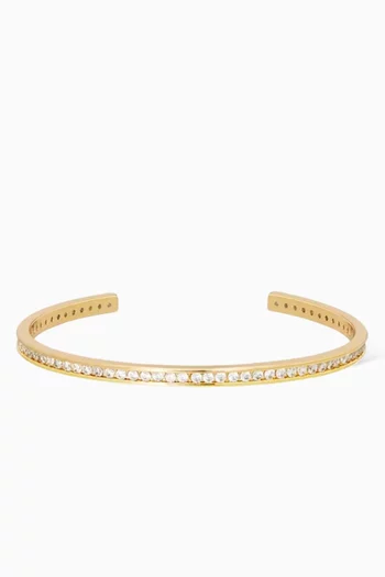 The Luminaries Cuff in Gold-plated Brass