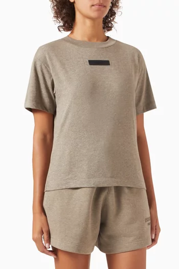 Short-sleeve T-shirt in Cotton Blend