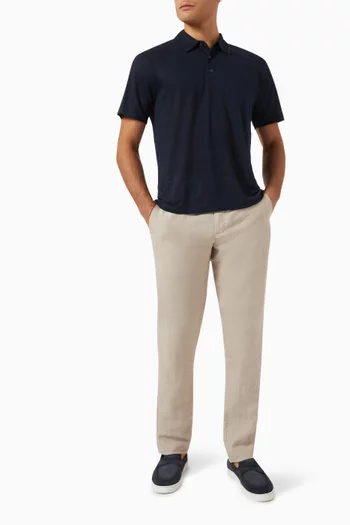Polo Shirt in Linen