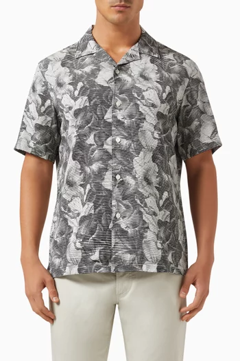 Irving Printed Shirt in Lyocell