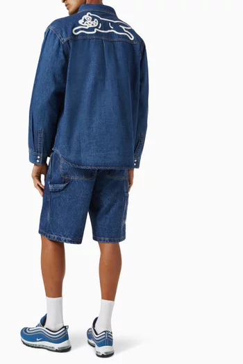 Running Dog Shirt in Denim