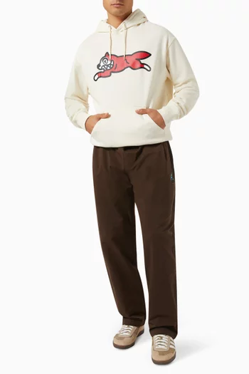 Running Dog Hoodie in Cotton Loopback