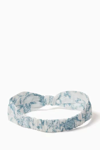 Floral Hair Band in Cotton